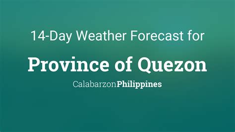 weather tomorrow quezon province|Quezon, Quezon, Philippines Weather Forecast .